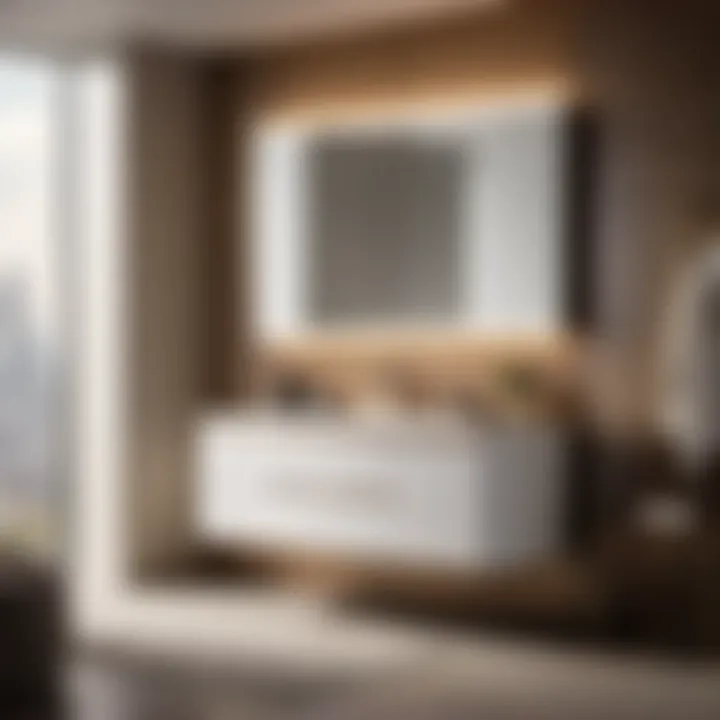 Sleek and Modern 28 Bathroom Vanity Cabinet