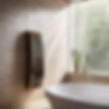 Sleek and Modern Vent Heater in Bathroom