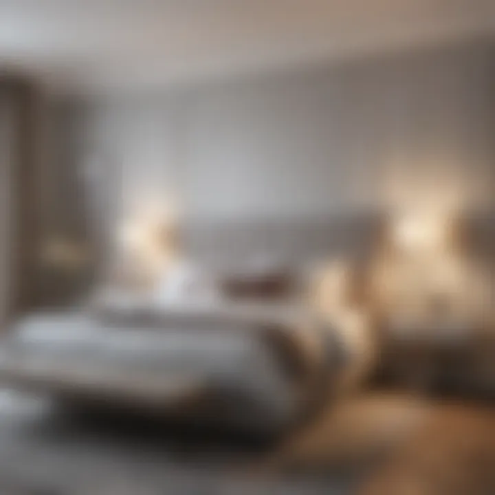 Sleek Monochromatic Wall Paneling