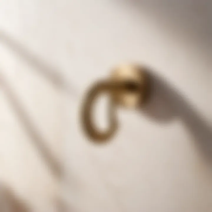 Sleek Serenity Bathroom Hook