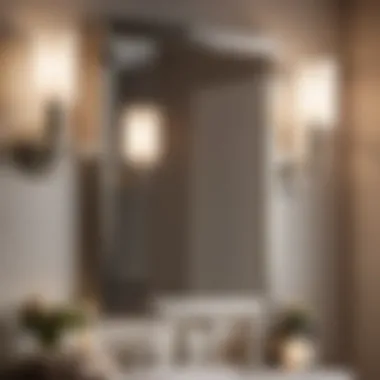 Sleek Silver Sconce Vanity Light