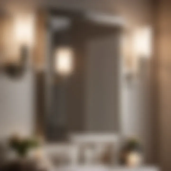 Sleek Silver Sconce Vanity Light