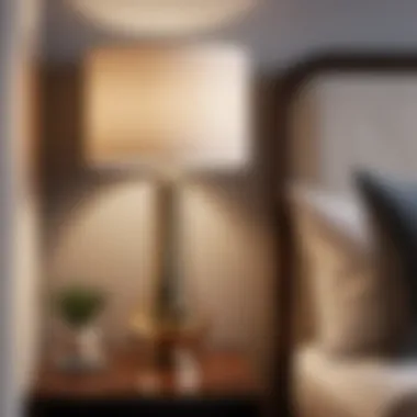 Streamlined Design for Style Sleek Small Bedroom Lamp
