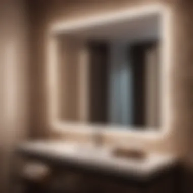 Sleek Sophistication - Bathroom Mirror Sleek Sophistication
