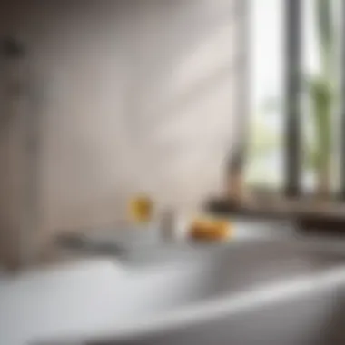 Sleek Steel Over the Bathtub Caddy