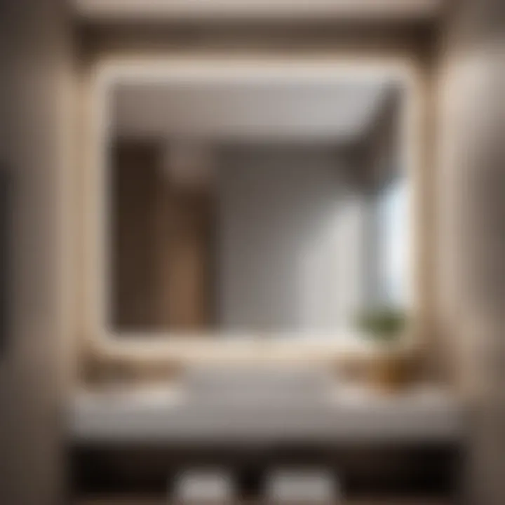 Sleek and Stylish Sleek and Stylish: Enhancing bathroom aesthetics with a 15-inch wide mirror