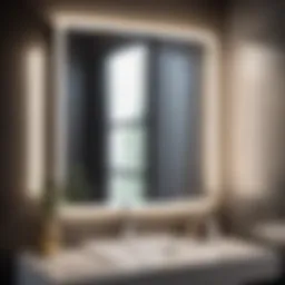 Sleek Vanity Mirror for Small Bathrooms