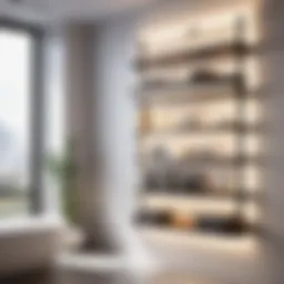 Sleek Wall Mounted Shelves