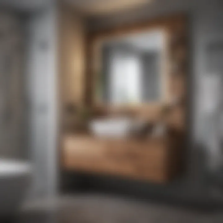 Space-Saving Multi-Functional Furniture Multi-functional furniture enhancing small bathroom space