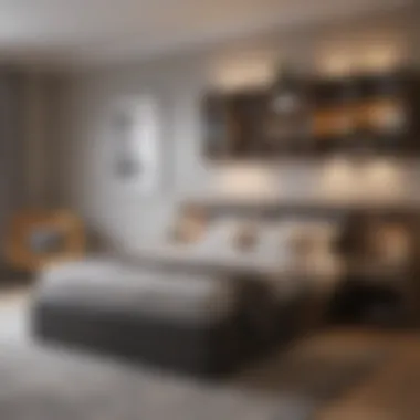 Innovative Storage Solutions for Small Bedrooms Creative storage solutions integrated into a compact bedroom design