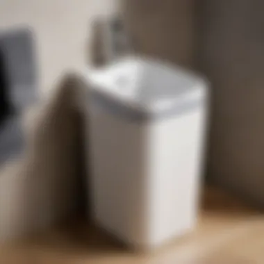 Space-Saving Compact Bathroom Bin Space-Saving Compact Bathroom Bin