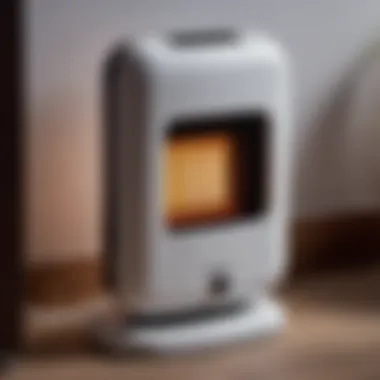 Small propane heater showcasing energy efficiency