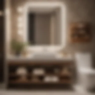Smart bathroom storage solutions and organization