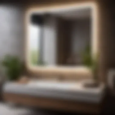 Intelligent Infusion: Design Brilliance of LED Mirrors Smart Design Integration in LED Mirror