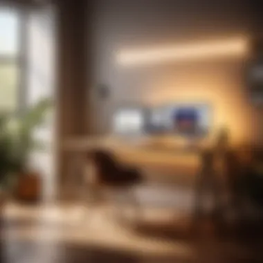Illuminate Your Productivity with Smart Lighting Smart Lighting System in Modern Workspace