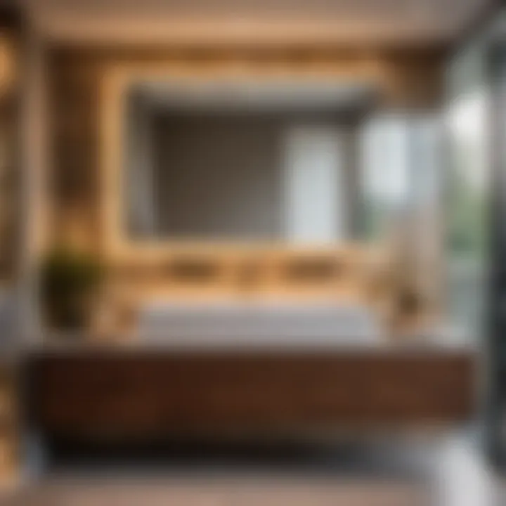 Innovative Smart Storage Solution for Bathrooms Smart storage solution in a contemporary bath remodeling design