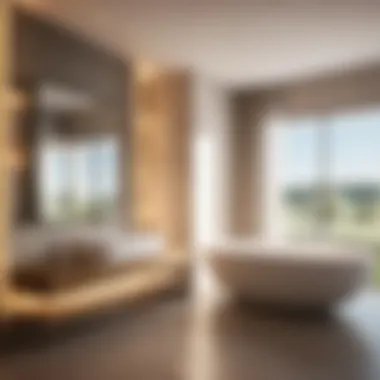 Interactive Android App for Bathroom Design Planning Smartphone with Bathroom Design App Interface