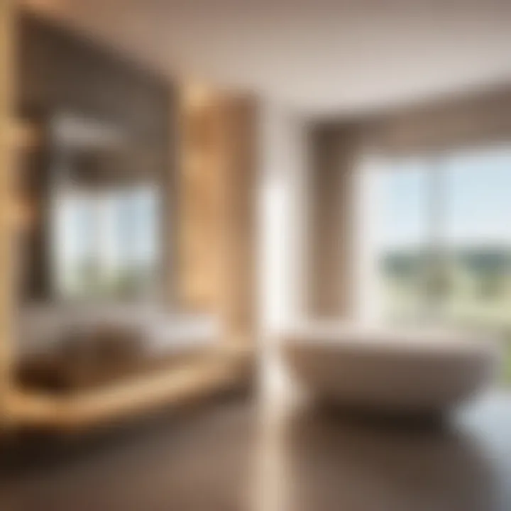 Interactive Android App for Bathroom Design Planning Smartphone with Bathroom Design App Interface