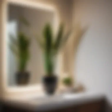 Snake Plant in Bathroom Corner