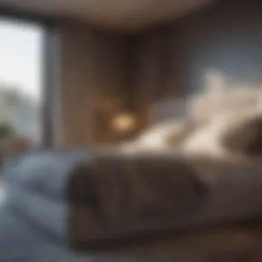 Comfortable sleeping arrangements provided by a sofa bed