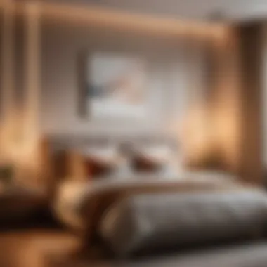 Soft Ambient Lighting for Cozy Atmosphere Cozy King Size Bedroom with Soft Ambient Lighting