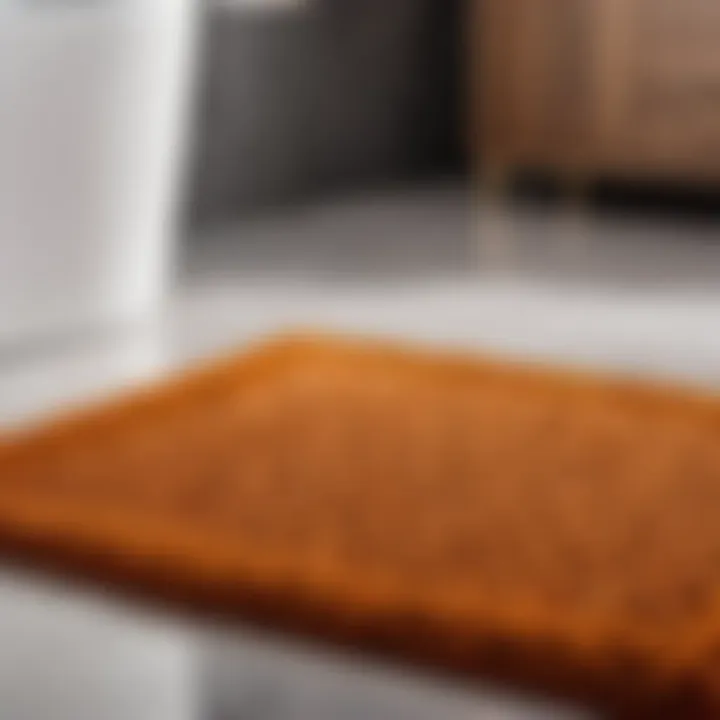 Soft Chenille Bathroom Mat for Plush Comfort Soft Chenille Bathroom Mat