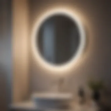 Soft Illumination Feature of Round Bathroom Fan