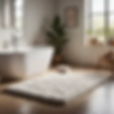 Innovation for Everyday Luxury Soft Microfiber Bath Rug with Water-Repellent Technology