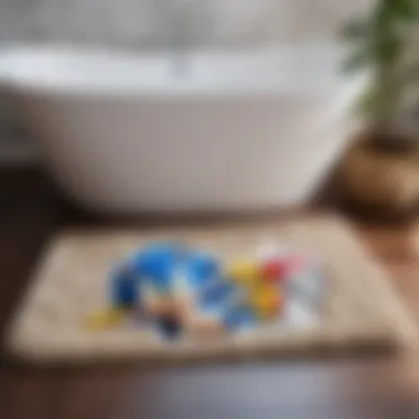 Plush Bathroom Rug Embellished with Sonic the Hedgehog Sonic the Hedgehog Bathroom Rug
