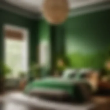 Soothing Green Bedroom