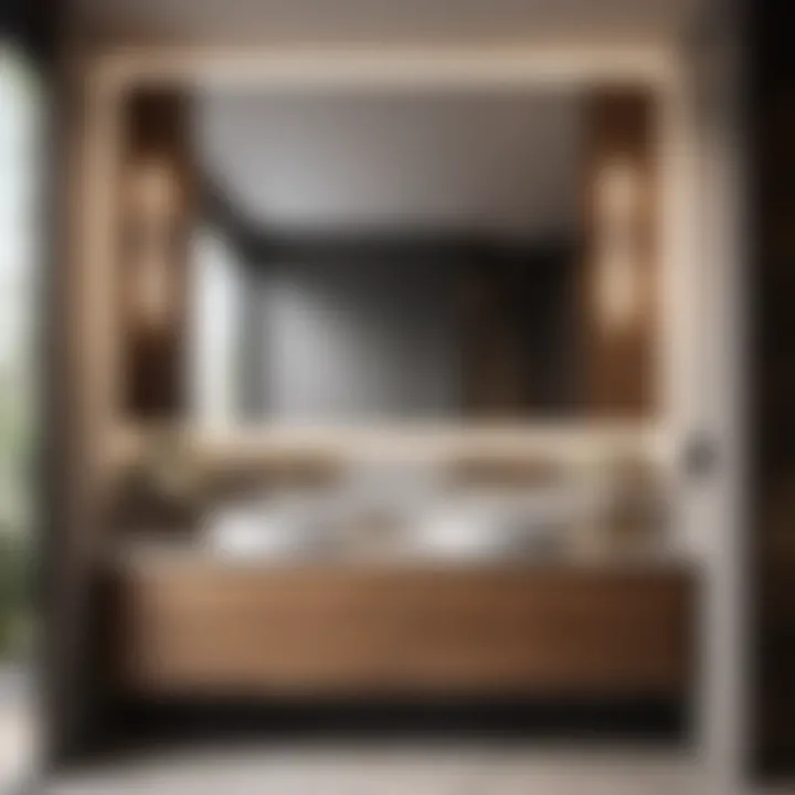 Space Elegance Sophisticated bathroom cabinet design adding elegance to space