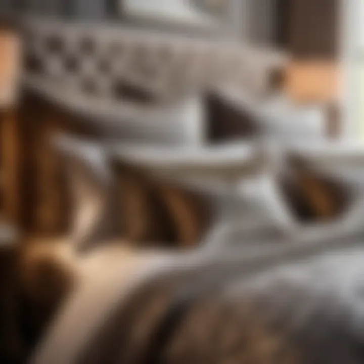 Opulent Bedding Set for a Luxe Feel Sophisticated Bedding Ensemble in Adult Bedroom