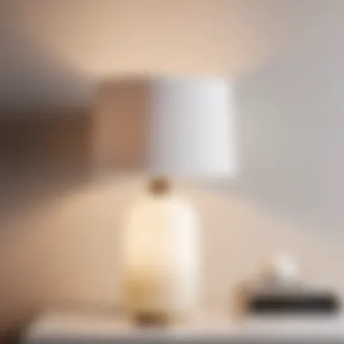 Minimalist Scandinavian Design Lamp with Soft Glow