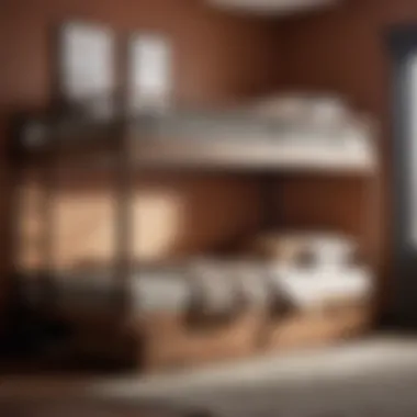 Sophisticated bunk bed mattress special feature illustration