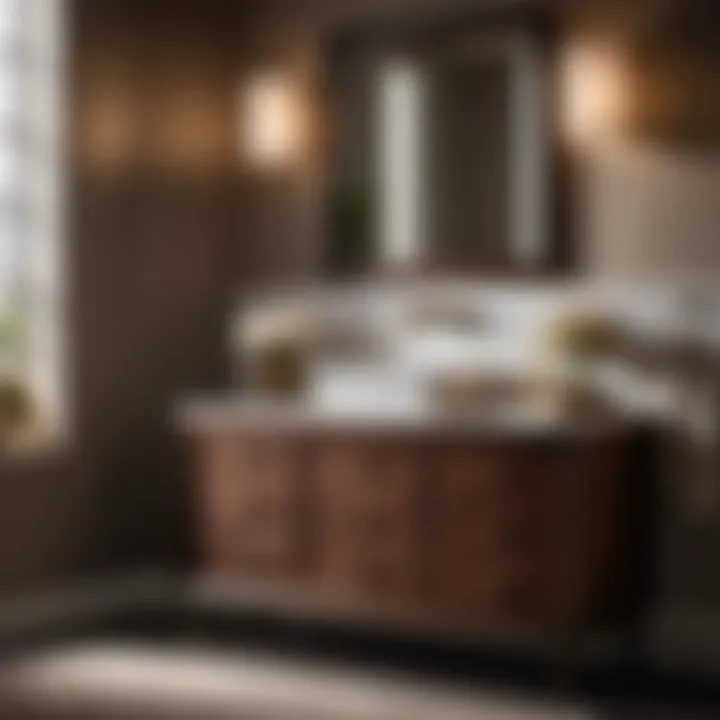 Chic Dark Wood Vanity Cabinet Elegant Dark Wood Vanity Cabinet