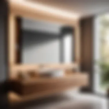 Sleek Floating Wood Vanity Sleek Floating Wood Vanity
