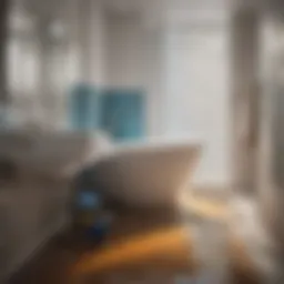 Sophisticated detection equipment used in water leak investigation