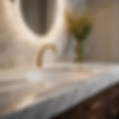 Sophisticated Marble Countertop Design