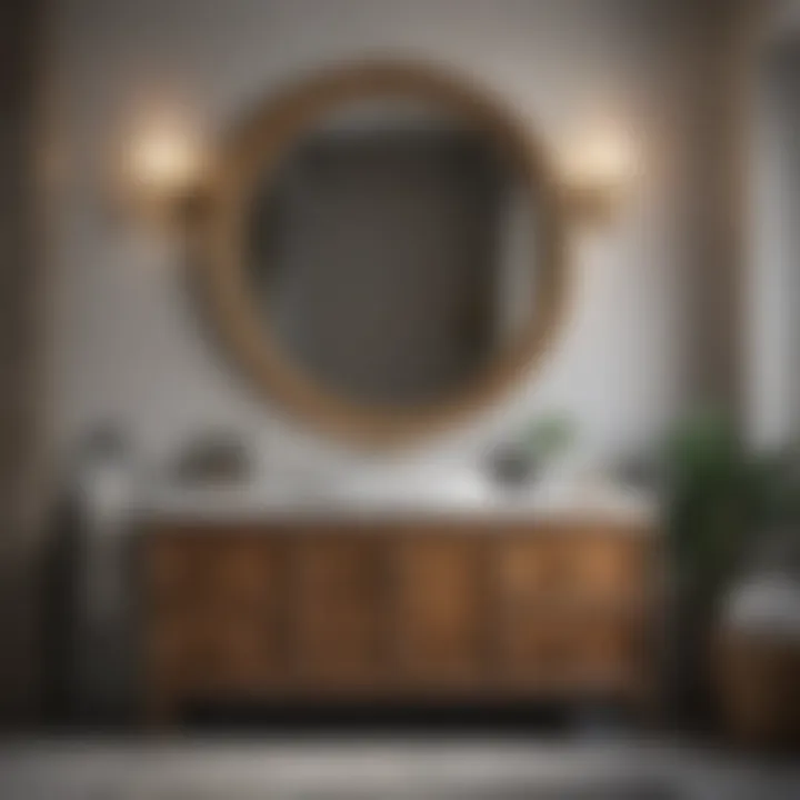 Sophisticated Single Sink Bathroom Vanity