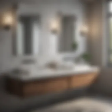 Sleek Dual Sink Design Sleek Dual Sink Design