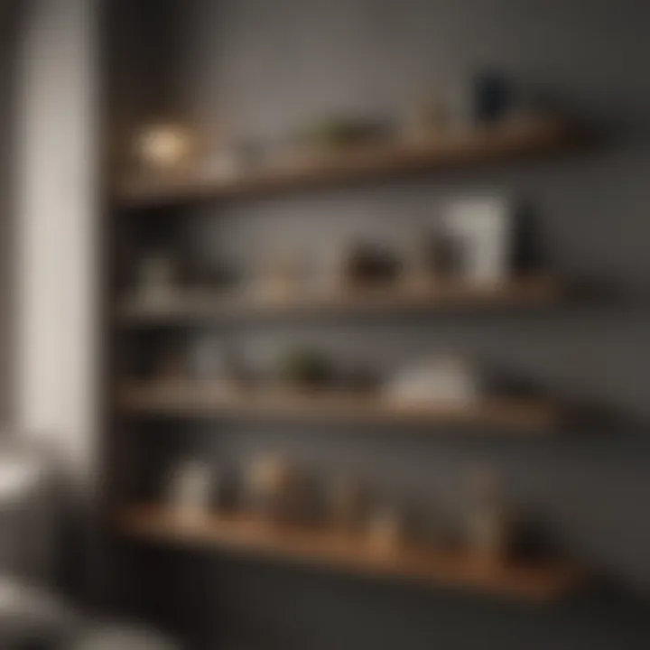 Contemporary Shelf Designs Contemporary shelf designs harmonizing with bedroom decor