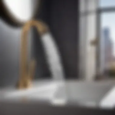 Elegance in Material of Centerset Waterfall Faucet Sophisticated Style of Centerset Waterfall Bathroom Faucet Material