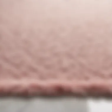 Stylish Calvin Klein Bath Rug in Blush