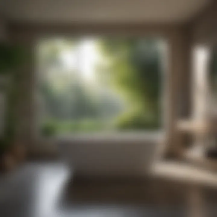 Spa-Inspired 60 x 30 Freestanding Bathtub with Natural Surroundings