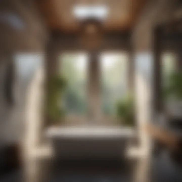 Serene Soaking Sanctuary Spa-Inspired Tall Person Bathtub
