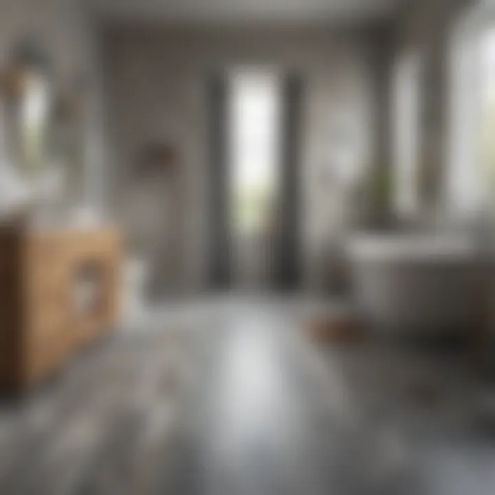 Transform Your Bathroom with Spa-Inspired Vinyl Flooring Vinyl flooring in a spa-like bathroom setting