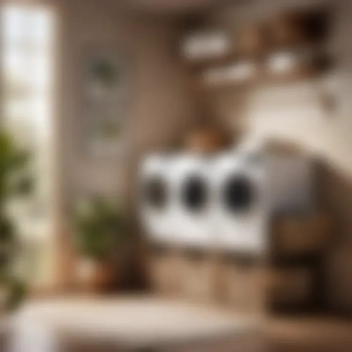 Space Optimization with Laundry Basket Shelf
