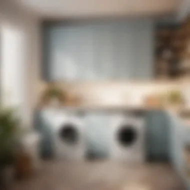 Maximizing Efficiency in Laundry Rooms Corner Laundry Shelves for Optimal Space Utilization