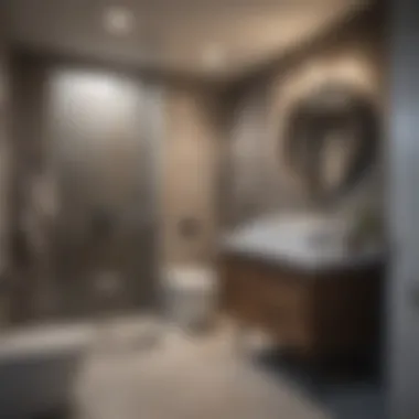 Space-Optimizing Basement Bathroom Layout