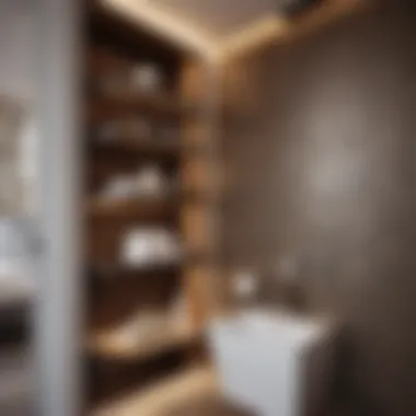 Smart Utilization of Vertical Space Space-Saving Bathroom Wall Shelves Over Toilet